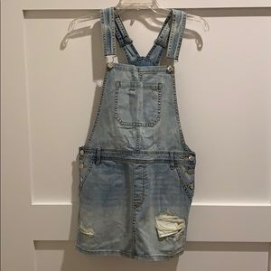 Forever 21 Jean skirt romper/jumper size Medium